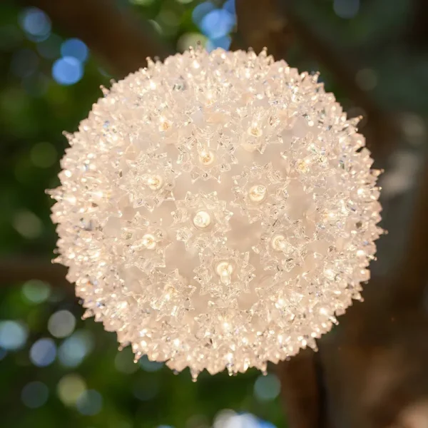 Wintergreen Lighting Starlight Sphere, Clear