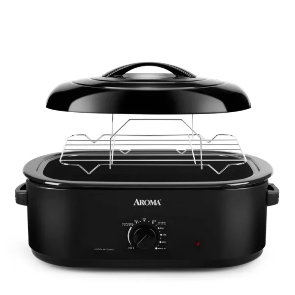 Aroma 18Qt. Roaster Oven (Black) ART-718B