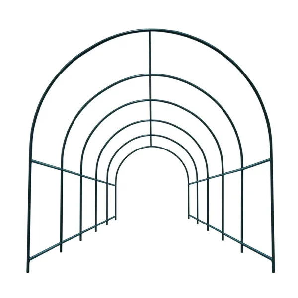 Multi-Size Large Garden Support Arch Frame Climbing Plant Arch Arbor for Flowers/Fruits/Vegetables (16.4ft x 7ft x 7.2ft)