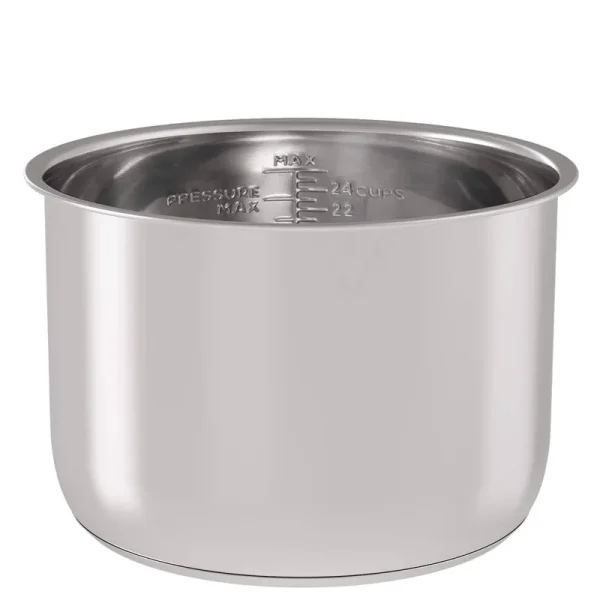 SIcHEER Stainless Steel Inner Pot Replacement Insert Liner Accessory Compatible with Ninja Foodi 8 Quart