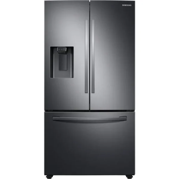 Samsung 27 Cu. ft. Fingerprint Resistant Black Stainless Steel French Door Refrigerator-RF27T5241SG