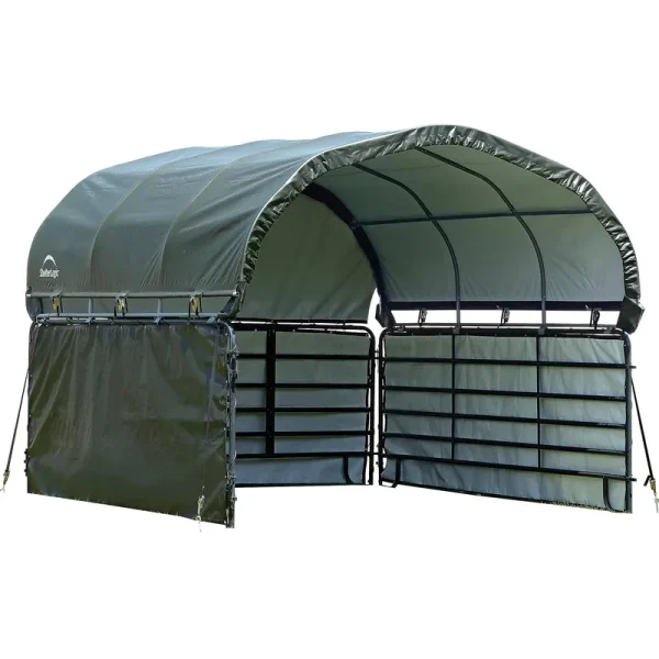 ShelterLogic Enclosure Kit for Corral Shelter - 12x12 ft Green