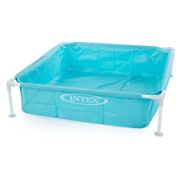 Intex Mini Frame Kids Beginner Kiddie Swimming Pool, Blue