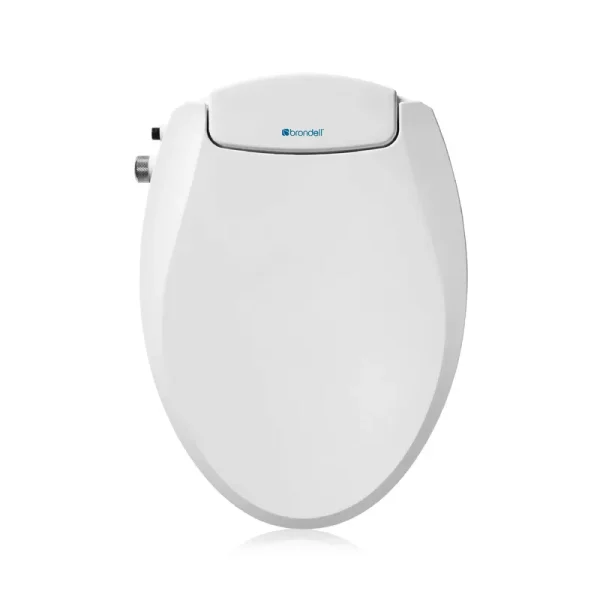 Non-Electric Bidet Toilet Seat, White, Brondell Swash Ecoseat, Fits Elongated
