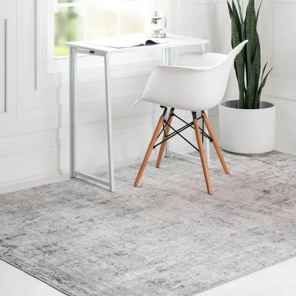 Caspian 275cm x 370cm Gray Abstract Large Area Rug
