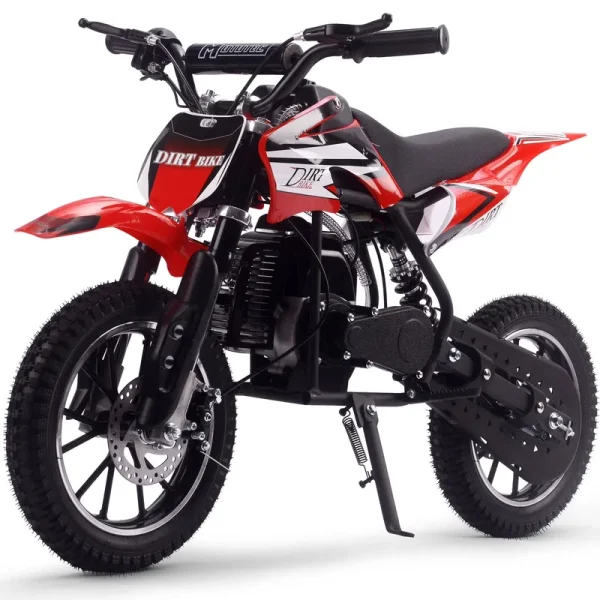 SAY YEAH Dirt Bike, 50CC Gas Powered Off Road Dirt Bike for Kids 8 - 13, Weight Support up to 180 lb, 25 Mph, 46*46**14in, Red