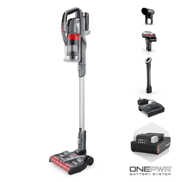 Hoover ONEPWR Emerge Pet Cordless Stick Vacuum Cleaner, for Carpet & Hard Floors, Above Floor Cleaning, All - Terrain, up to 45 Min. Run Time, BH53612V