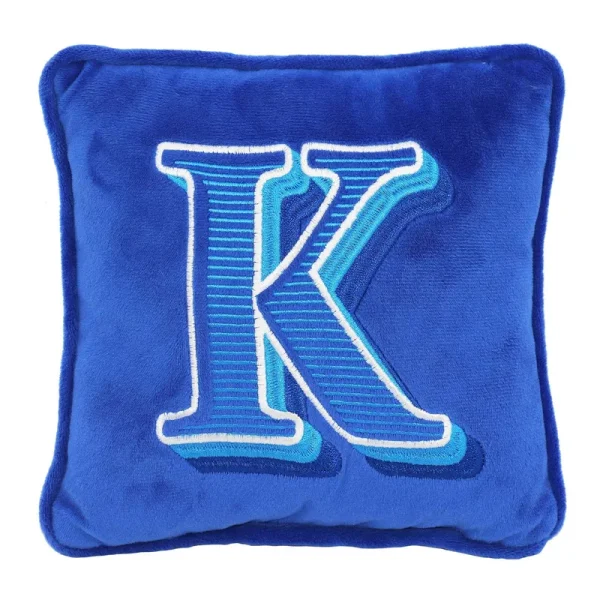 Monogram K Pillow by Ashland in Blue | 8" x 8" | Michaels