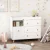 44.9''White 4 Drawers