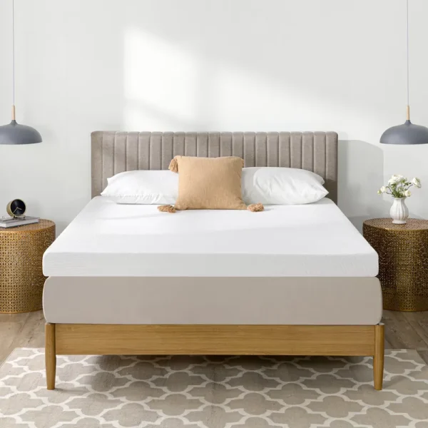 Zinus Spa Sensations Dual - Layer 4" Memory Foam Mattress Topper, Twin