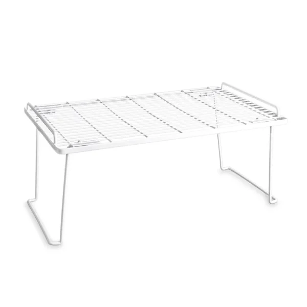 Mainstays White Folding Stacking Shelf - 1 Each