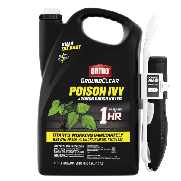 GroundClear Poison Ivy & Tough Brush Killer, 1 Gallon