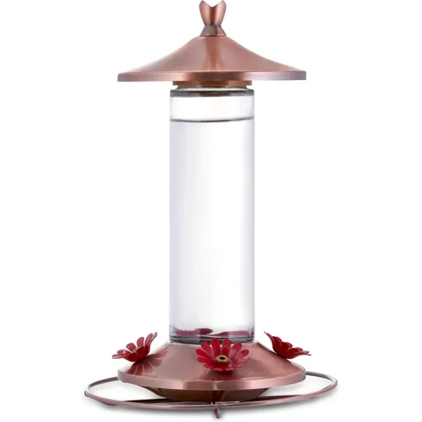 Perky-Pet Copper Glass Hummingbird Feeder