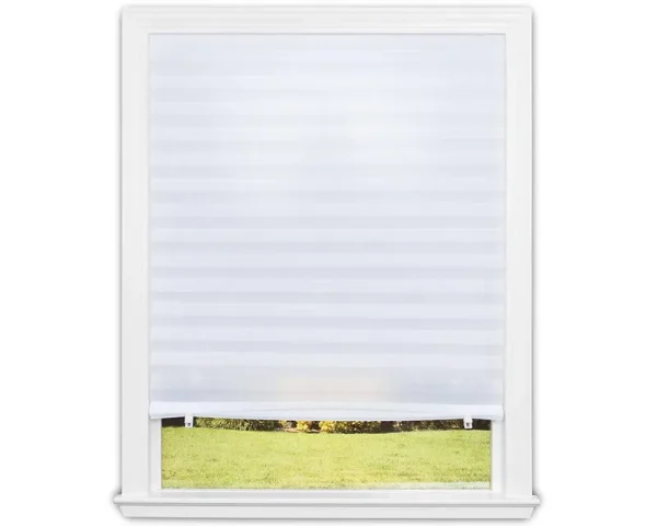 Original Light Filtering Pleated Fabric Shade White, 36" x 72"