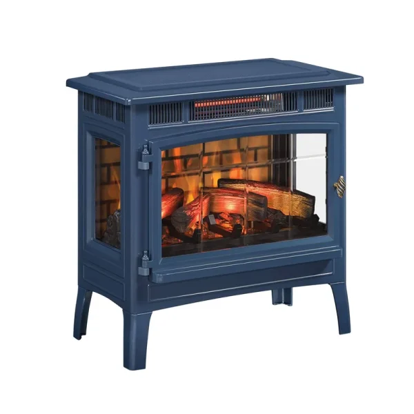 Duraflame 3D Infrared Electric Fireplace Stove with Remote Control Navy - DFI-5010-07
