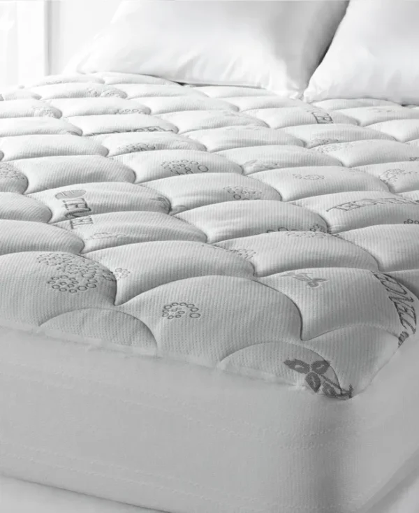 Spa Luxe Super Plush Cool Touch Plush King Mattress Pad - White