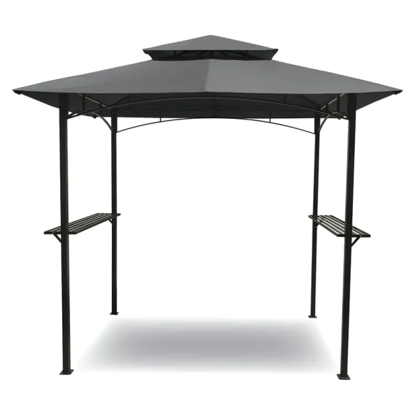 Backyard Expressions Grilling Gazebo 8 x 5ft with LED Lights | Barbecue Grill