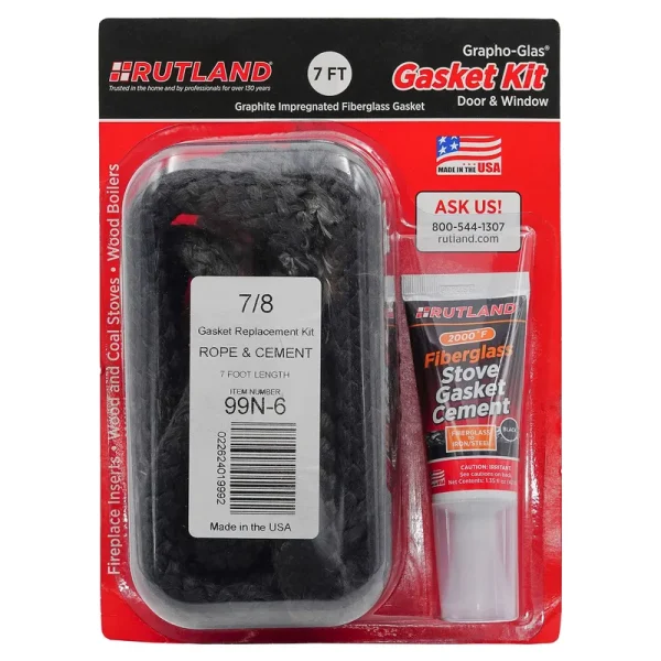 Rutland Grapho-Glas 7' x 7/8" Rope Gasket Replacement Kit 99n-6