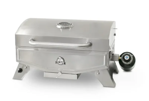 Pit Boss 1 Burner Silver Propane Portable Gas Grill