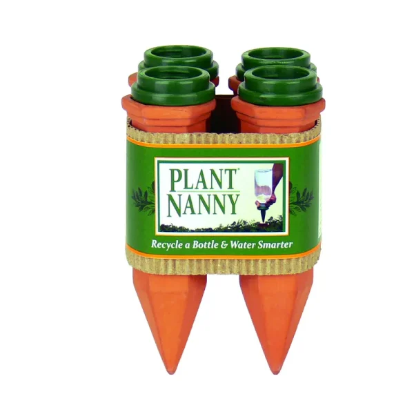 Plant Nanny - Recycle-a-Bottle Plant Stake Set - 4 Count
