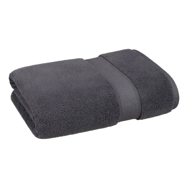 Hotel Style Egyptian Cotton Bath Towel, Charcoal Sky