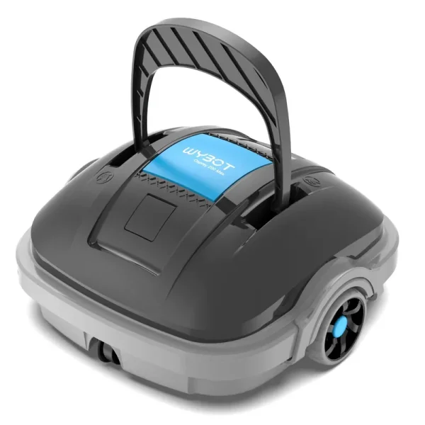 Cordless Robotic Pool Cleaner Vacuum for Above Ground Pools WYBOT Osprey 200 Max Dark Gray