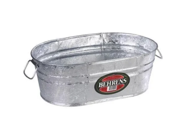 Behrens 16 Gal Steel Tub Oval