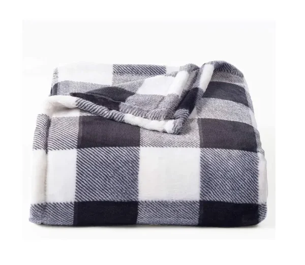 The Big One Supersoft Plush Throw, White