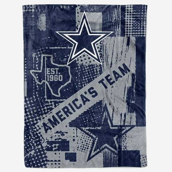 Logo Brands Dallas Cowboys 60" x 80" Hometown Blanket
