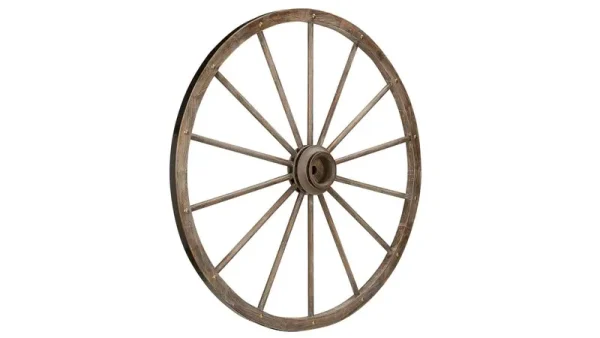 Red Shed 41.5 in. Decorative Wagon Wheel