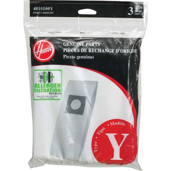 Hoover H Type Y Allergen Bag - 3 Pack