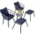 5PCS/Round/Grey/Blue