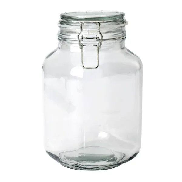 Mainstays Glass Lock Lid Jar, 67 oz