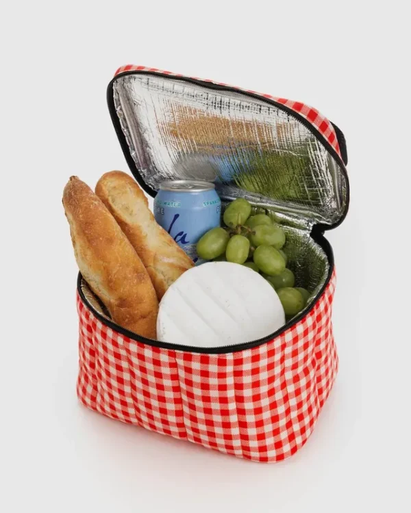 Baggu - Puffy Lunch Bag - Red Gingham