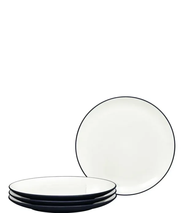 Noritake Colorwave Coupe Salad Plates, Set of 4 - Navy