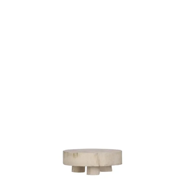 AllModern Vahle Ottoman/Coffee Table Tray Size: 2.15" H x 6" W x 6" D, Color: Light Brown