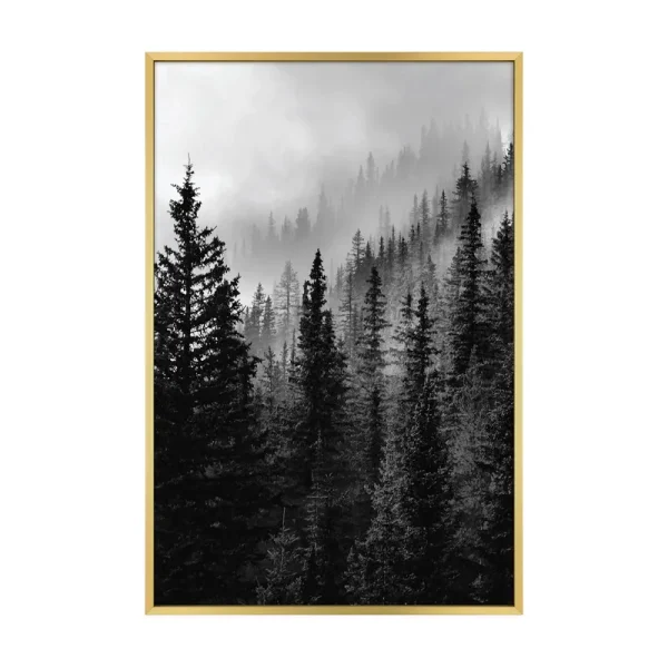 MCS Foundry Metal Gallery Wall Frame, Brass, 16 x 24 in Without Mat