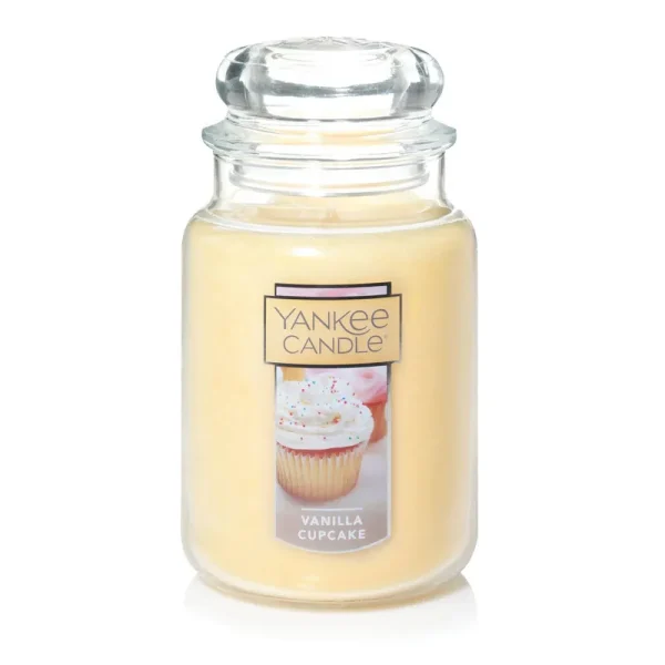 Yankee Candle Candle, Vanilla Cupcake - 1 candle, 22 oz
