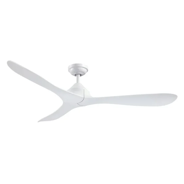 Parrot Uncle 56-in White Indoor Ceiling Fan and Remote (3-Blade)