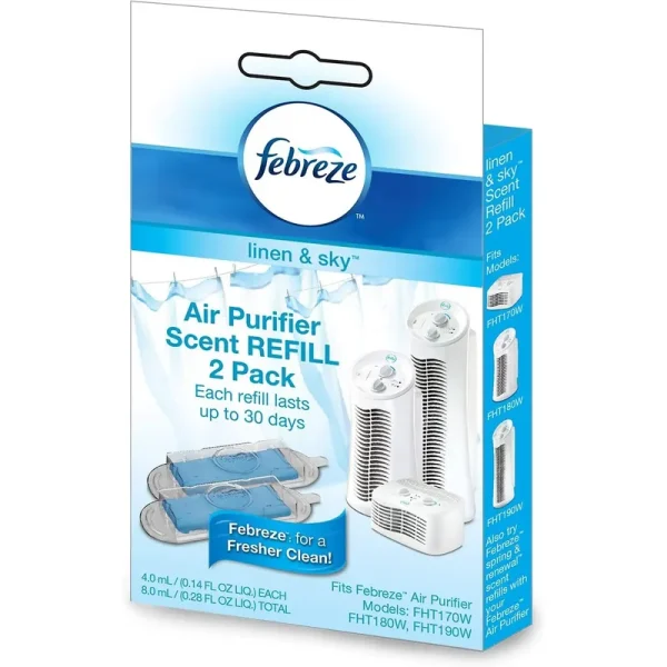 Febreze Air Purifier Linen Scent Refill (2 Pack, frf102l)