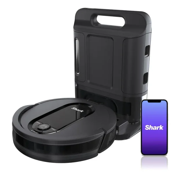 Shark RV1002AE IQ Robot Self-Empty XL Vacuum with Self-Empty Base, Home Mapping
