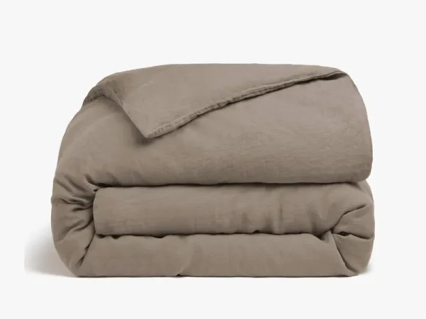 Parachute Linen Duvet Cover in Fawn
