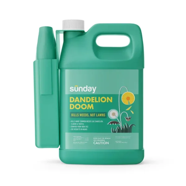 Sunday Ready to Use Dandelion Doom Broadleaf Herbicide - 1 Gal