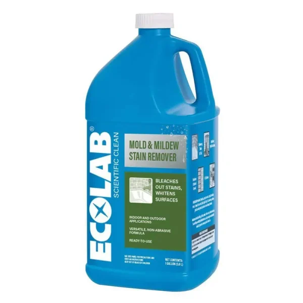 1 gal. Mold and Mildew Stain Bleach Powered Remover, Scrub Free Formula for Bathroom, Kitchen, Pool, Patio (2-Pack)
