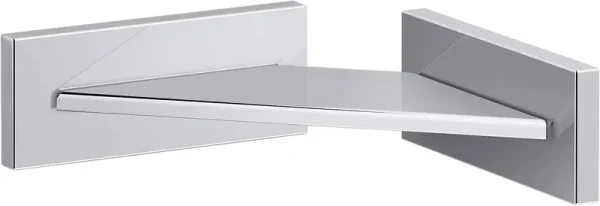 Kohler K-23287 Square Foot Ledge - Polished Chrome