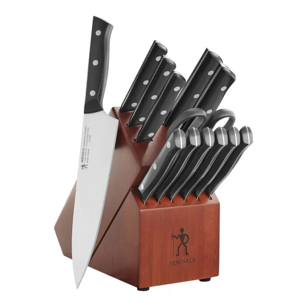 Henckels Everedge Dynamic 14-pc, Knife Block Set, Brown