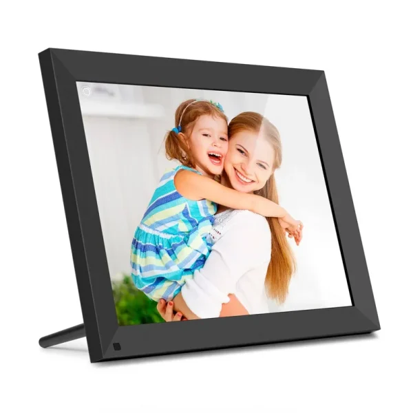 Aluratek - 15" Touchscreen LCD Wi-Fi Digital Photo Frame - BLACK.