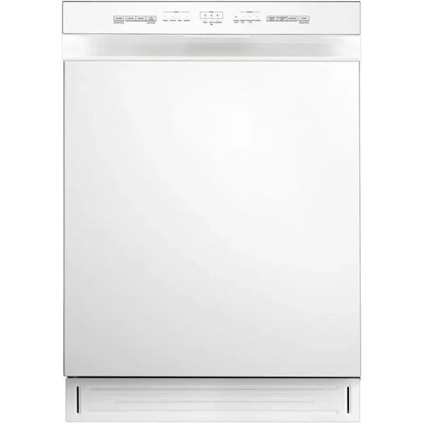 MIDEA 24" Front Control Dishwasher, 52 Dba, Hybrid Tub