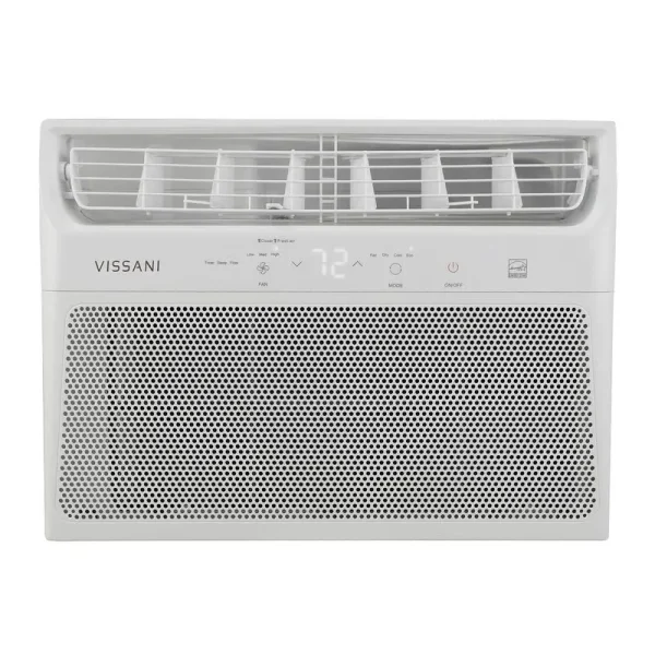 Vissani 10,000 BTU 115-Volt Window Air Conditioner for 450 Sq. ft. Rooms in White