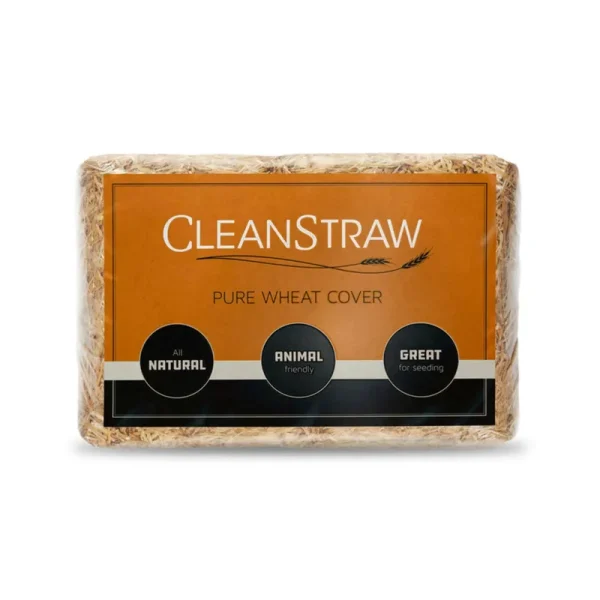 CleanStraw 2.3 Cu. ft. Pure Wheat Cover Mulch, Natural
